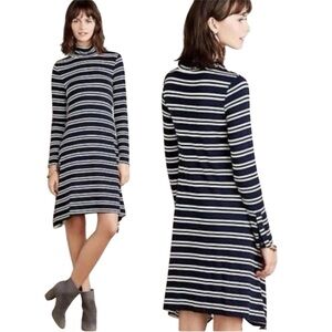 Maeve Anthropologie Turtleneck swing dress long sleeves Size Medium